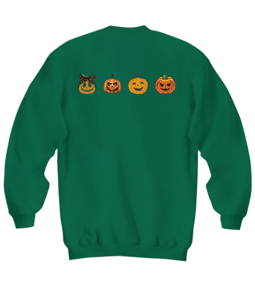 Pumpkin Sweatshirt, Pumpkin Sweater, Jack-o-Lantern Sweatshirt, Halloween Crewneck Sweatshirt, Halloween Sweater, Spooky Season, Fall Shirts