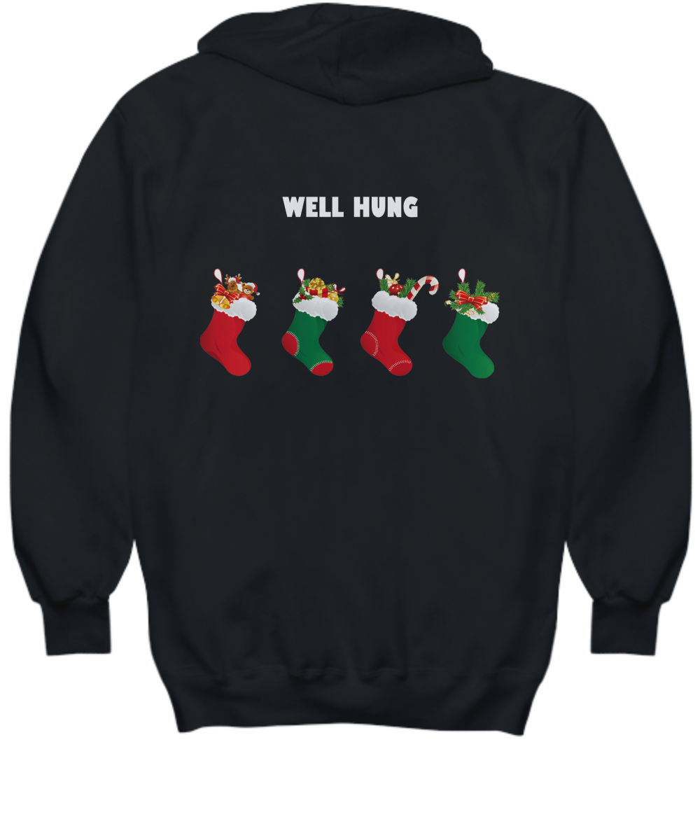 Well Hung Christmas Hoodie