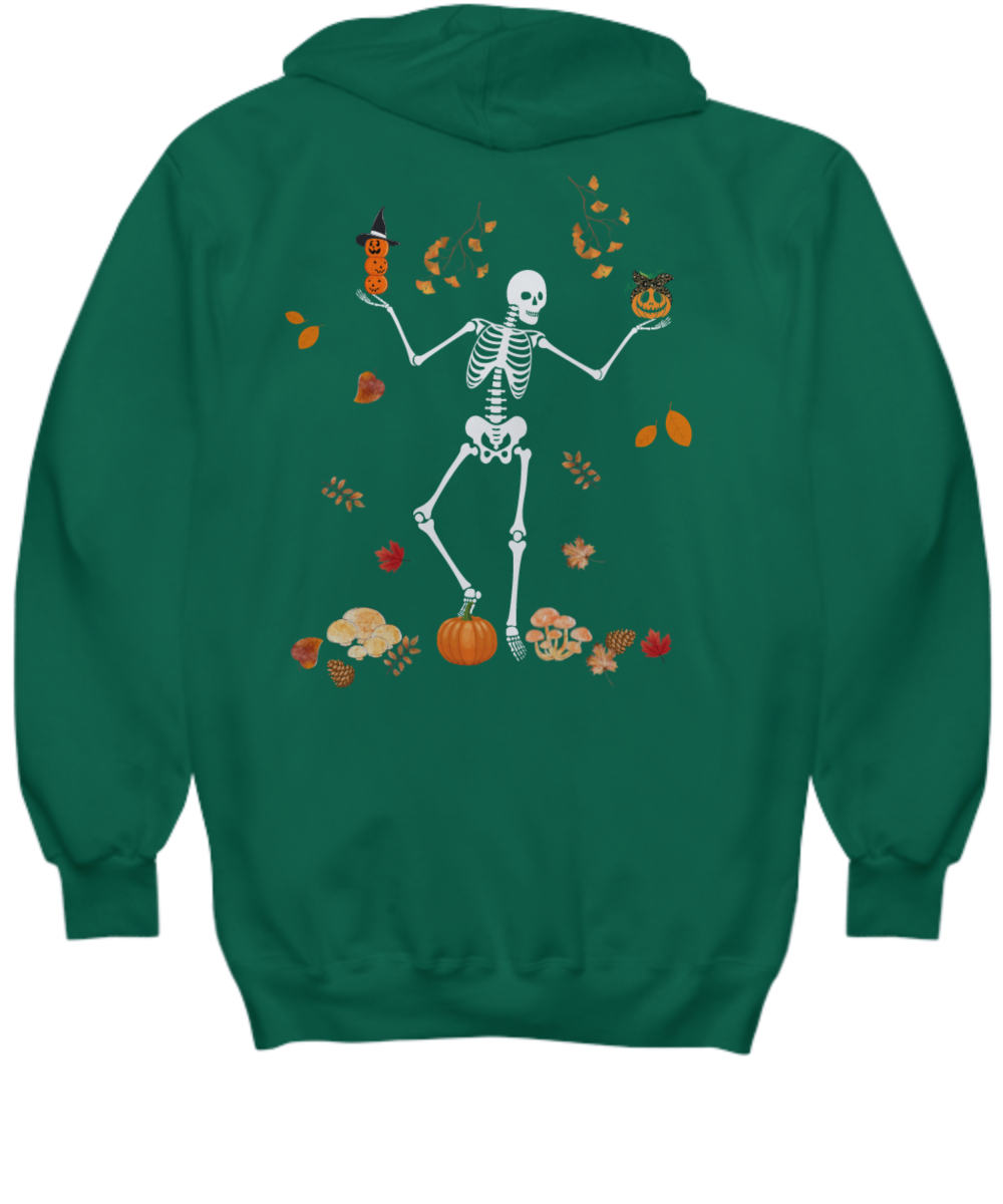 SKELETON HOODIE Skeleton Pullover Hoodie Back Print