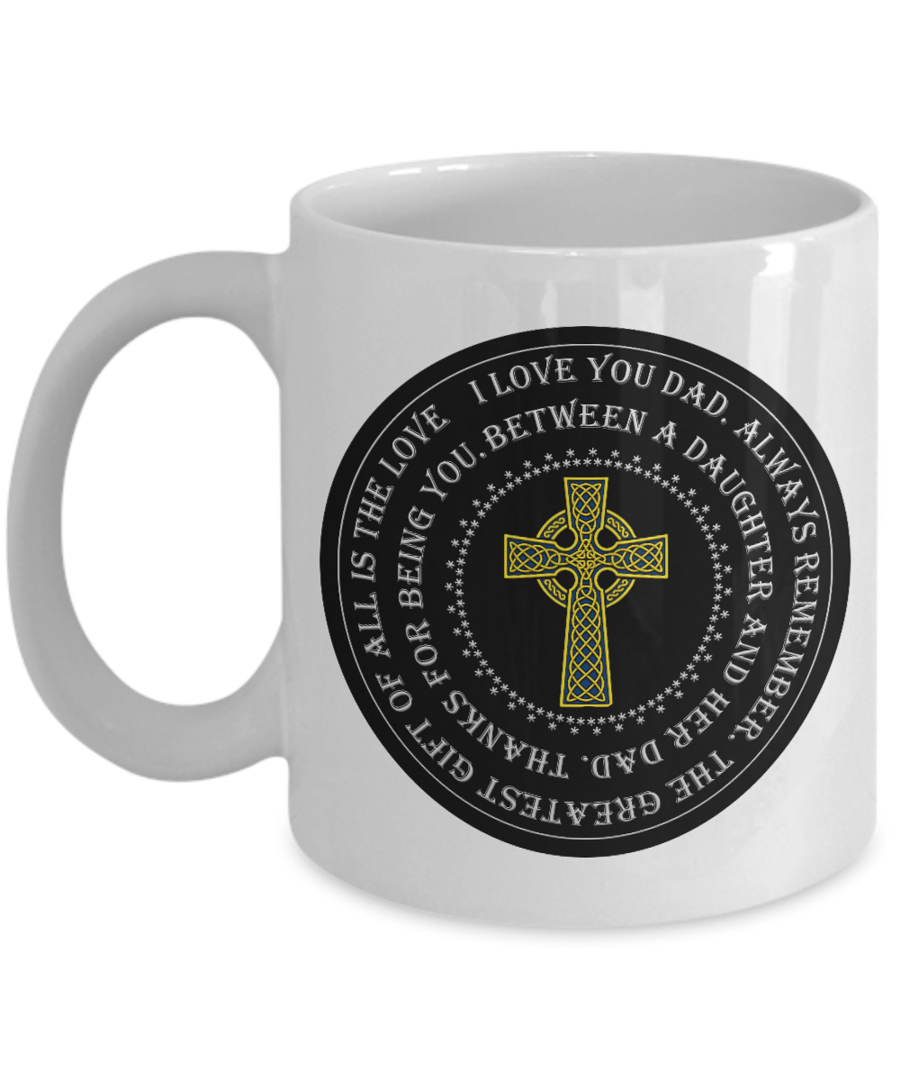 Always Remember Dad Coffee Mug Cross