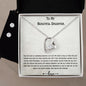 To My Daughter Necklace, Daughter Gift from Dad, Mom, Daughter Birthday Gift, Christmas Gift for Her