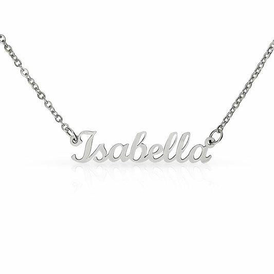Silver name necklace,custom name necklace,christmas gift,personalized jewelry,personalized gift,custom name jewelry,gift for mom