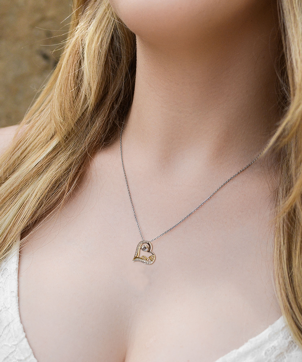 To My Gorgeous Wife Love Necklace