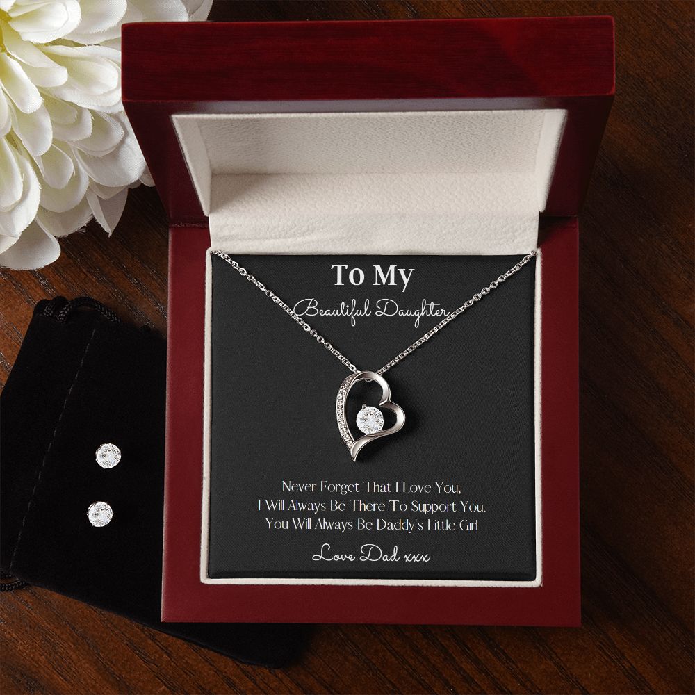 To My Daughter Necklace - The Perfect Gift for Daughter's Birthday from Dad