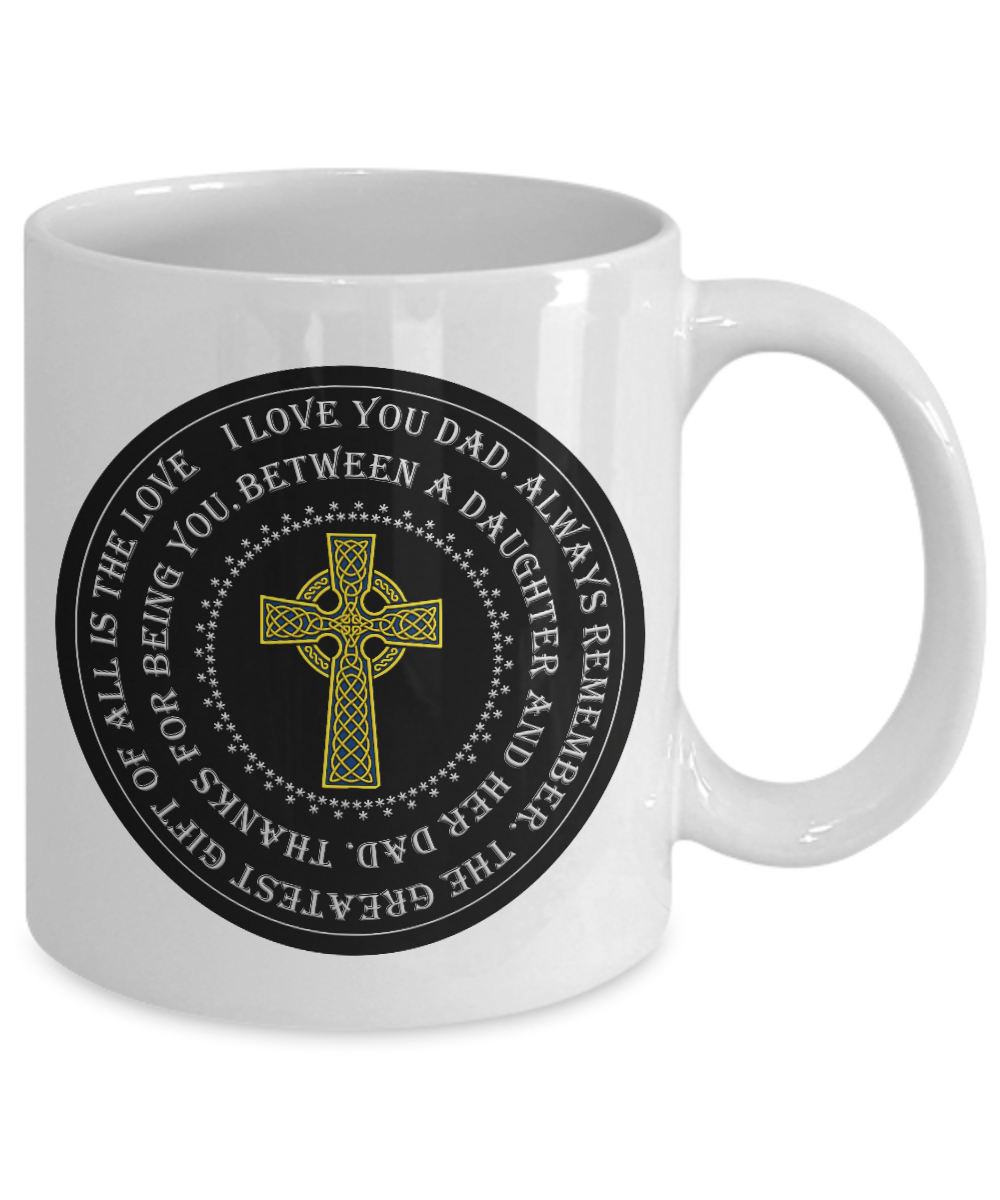 Always Remember Dad Coffee Mug Cross