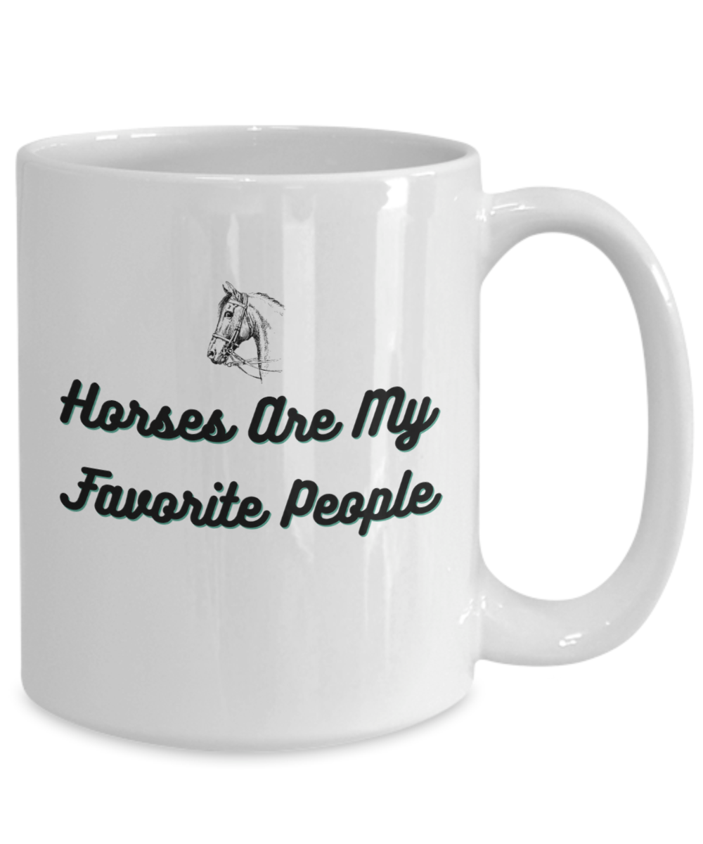 Horses Are My Favorite People Mug