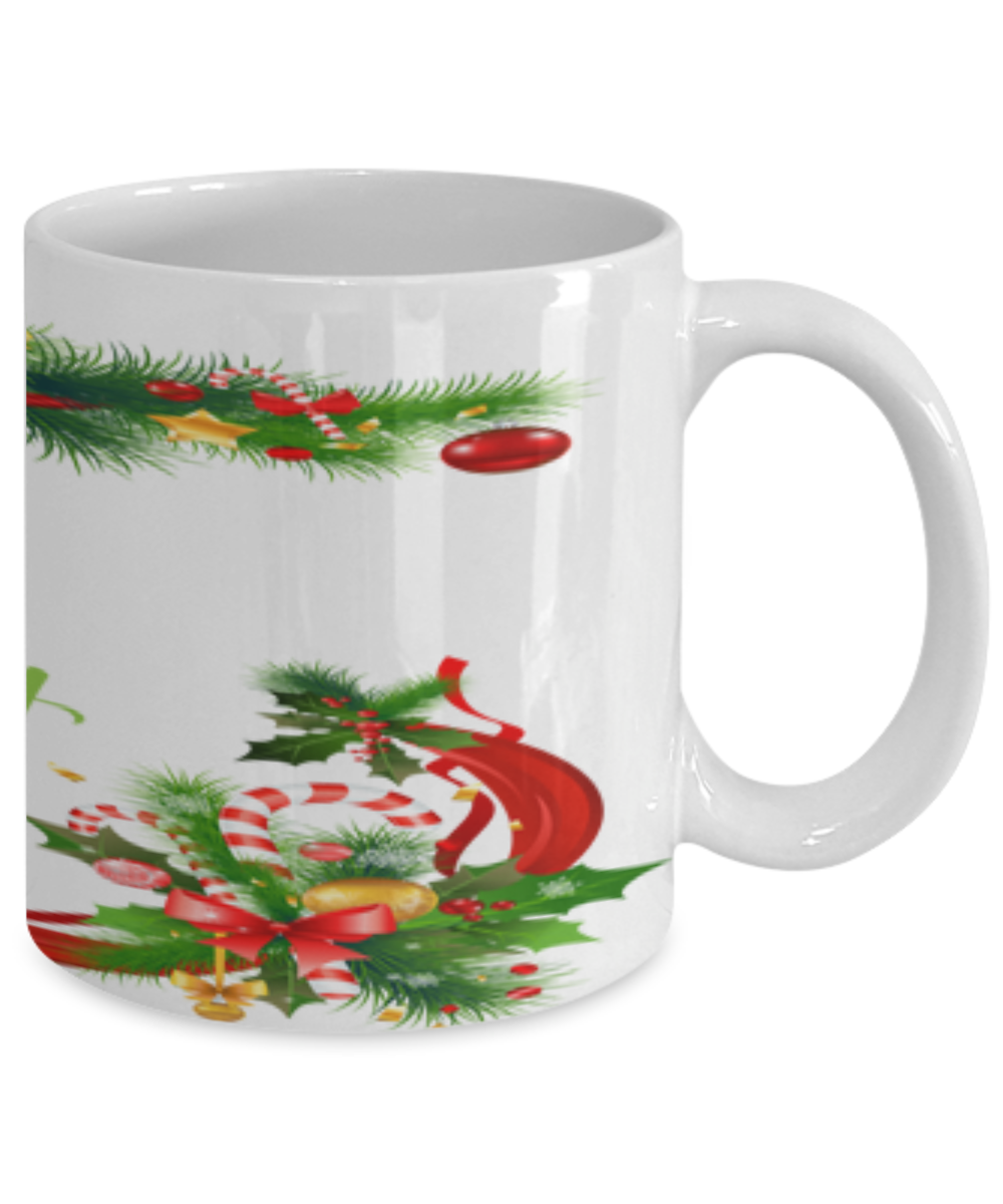 Merry Christmas Happy New Year Coffee Mug