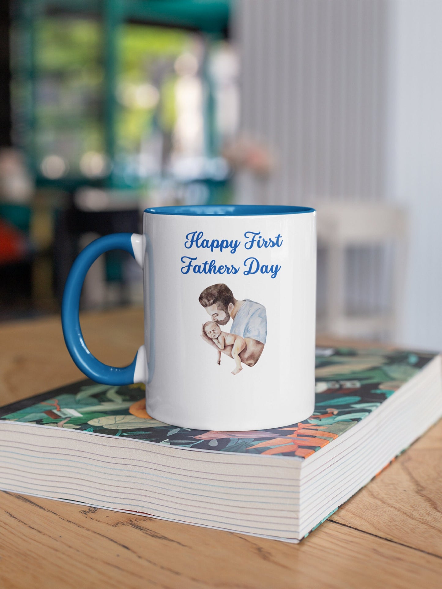 Personalized Our First Father's Day PNG | Custom Gift for New Dads | Digital Download