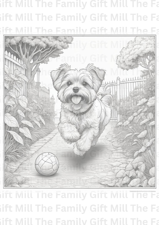 Printable Dog Coloring Pages - Unleash Your Creativity with Cute and Fun Designs - Instant Download Available!