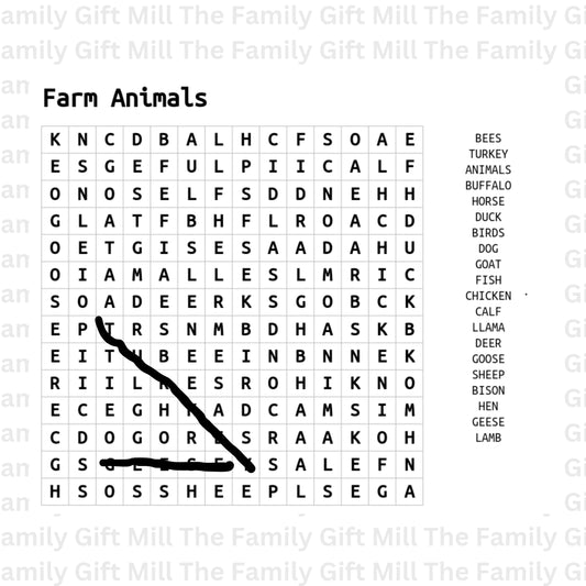 Get Your Mind Buzzing with Large Print Word Search Printable - Perfect for Seniors and Visual Impairments. Instant Download Available!