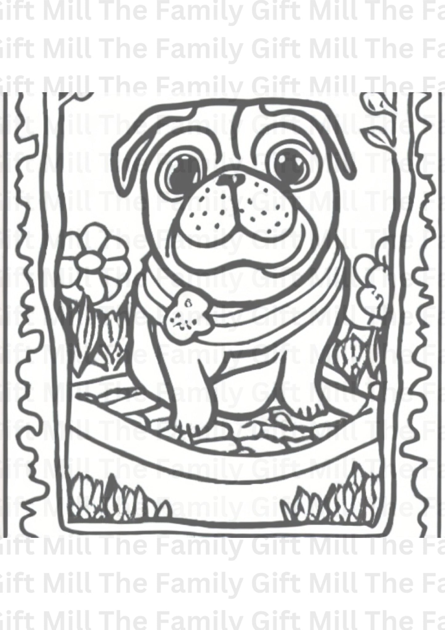 Printable Dog Coloring Pages - Unleash Your Creativity with Cute and Fun Designs - Instant Download Available!