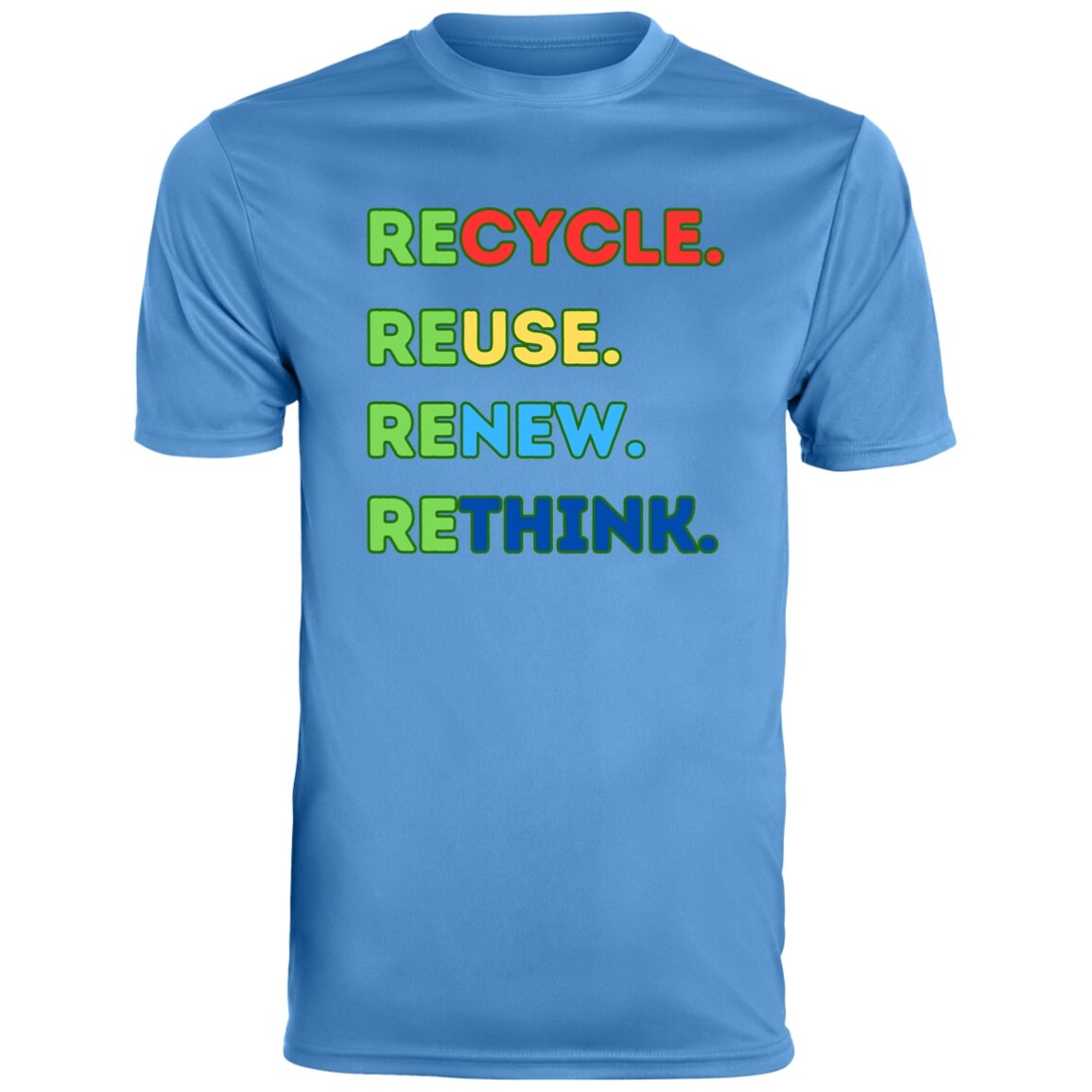 Recycle Reuse Renew Rethink Hidden Word TShirt