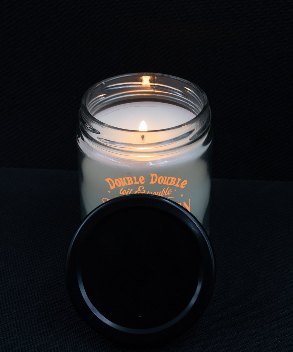 Halloween Candle Double Double Toil and Trouble